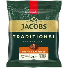 JACOBS Traditional Filterkaffee 90 x 55g gemahlen, portioniert
